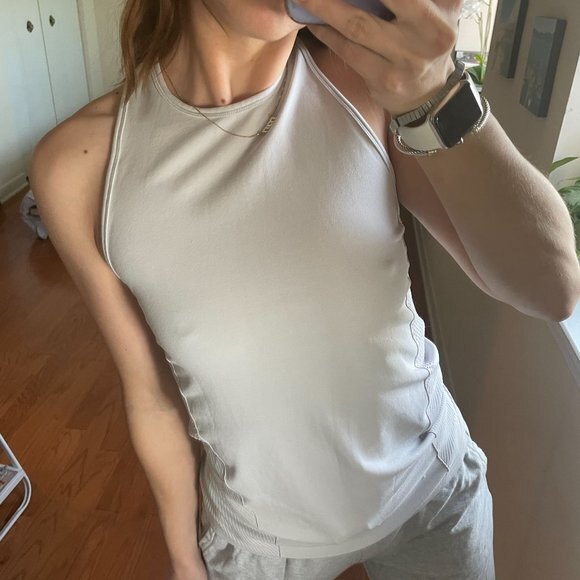 SOLD - Athleta Racerback Tank Top White Size XS - Picture 2 of 7